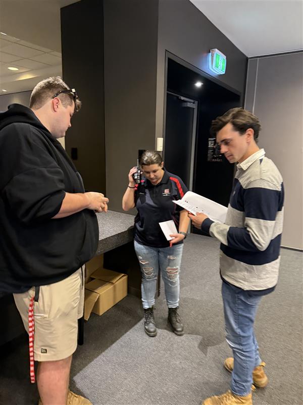 Participants engage in scenarios